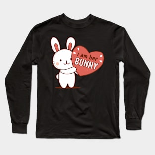 Adorable I Am Her Bunny Heartfelt Love Design Long Sleeve T-Shirt